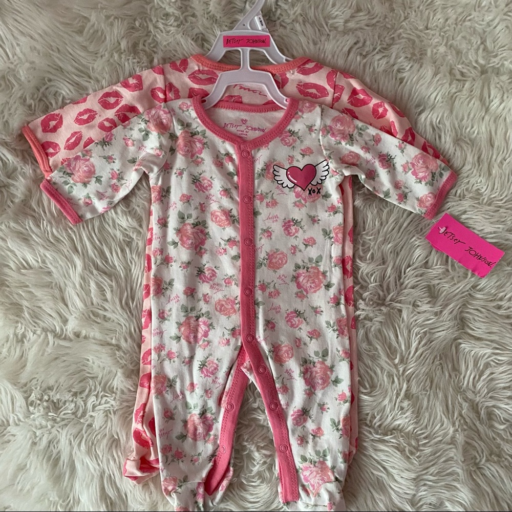 Betsey Johnson Onsies 2 Piece Set